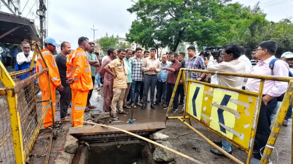 भमोरी क्षेत्र पहुंचे महापौर