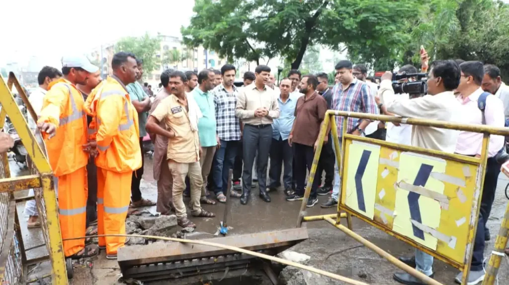 भमोरी क्षेत्र पहुंचे महापौर