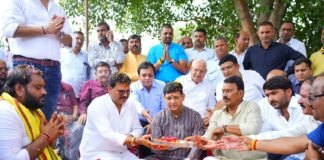 माननीय मंत्री एवं महापौर द्वारा प्लैटिनम पैराडाइस कॉलोनी से काउंटिवॉक कॉलोनी चौराहे तक 2 करोड़ की लागत से सीमेंट कंक्रीट रोड का भूमि पूजन संपन्न
