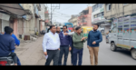 आयुक्त ने किया शहर की सड़कों के निर्माण कार्यों के संबंध में निरीक्षण