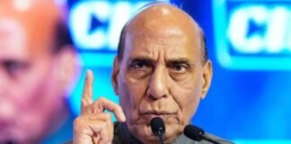 सर क्रीक विवाद पर भारत की सख्त चेतावनी, राजनाथ सिंह बोले- पाकिस्तान को याद रखना चाहिए कराची का रास्ता यहीं से जाता है सर क्रीक विवाद