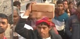 बेलडंगा में बाबरी जैसी मस्जिद की नींव को लेकर बवाल सुरक्षा बढ़ी समर्थक ईंटों के साथ पहुंचने लगे बाबरी जैसी मस्जिद