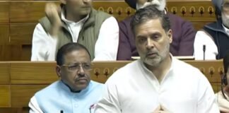 लोकसभा में हंगामा! राहुल गांधी के बयान पर सत्ता पक्ष नाराज, स्पीकर ने दी चेतावनी राहुल गांधी
