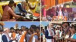 गुजरात दौरे के दूसरे दिन पीएम मोदी सोमनाथ मंदिर पहुंचे, शौर्य यात्रा में लिया हिस्सा और डमरू बजाकर दी वीरों को श्रद्धांजलि