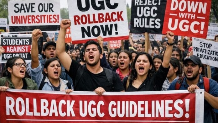 UGC नियमों के खिलाफ बढ़ा विरोध