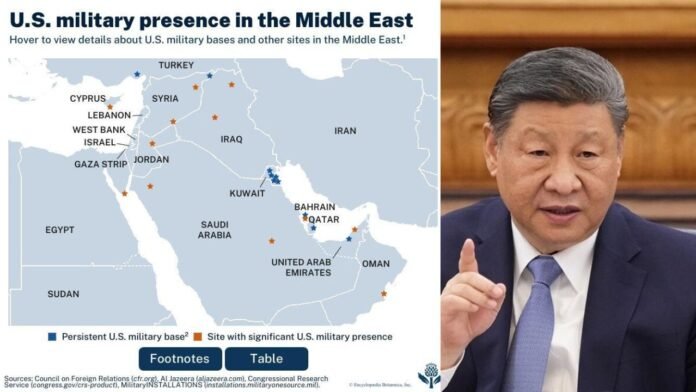 ईरान ने चीनी सैटेलाइट से अमेरिकी ठिकानों की निगरानी की