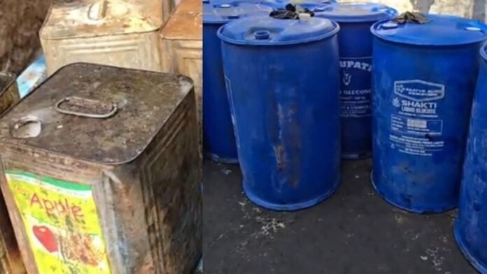 खंडवा में नकली घी