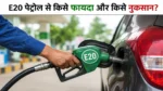 E20 पेट्रोल से किसे फायदा और किसे नुकसान? विशेषज्ञों ने सरकार को दी बड़ी सलाह